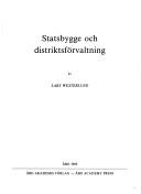 Statsbygge och distriktsförvaltning