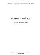 La teoria temàtica