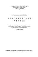 Vergebliches Werben