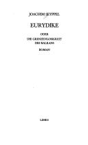 Eurydike, oder, Die Grenzenlosigkeit des Balkans
