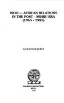 Indo-African relations in the post-Nehru era, 1965-1985