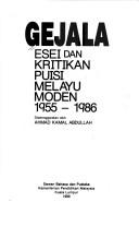 Gejala, esei dan kritikan puisi Melayu moden, 1955-1986