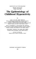 The Epidemiology of childhood hyperactivity