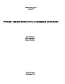 Workers' benefits from Bolivia's Emergency Social Fund