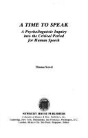 A time to speak