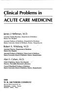 Clinical problems in acute care medicine