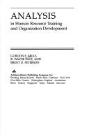 Analysis in human resource training and organization development