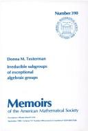 Irreducible subgroups of exceptional algebraic groups