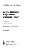 Inverse problems in quantum scattering theory