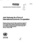 Joint ventures as a form of international economic co-operation