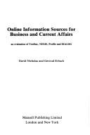 Online information sources for business and current affairs