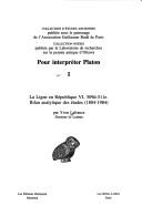 Pour interpréter Platon