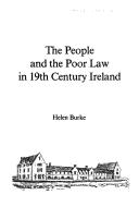 The people and the poor law in nineteenth century Ireland