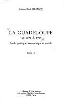 La Guadeloupe de 1671 à 1759