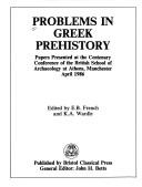 Problems in Greek prehistory