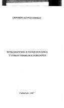 Introducción a Choquehuanca y otros temas bolivarianos