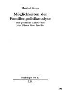 Möglichkeiten der Familienpolitikanalyse