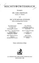 Rechtswörterbuch