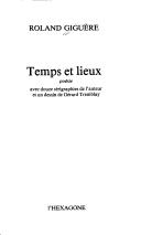 Temps et lieux