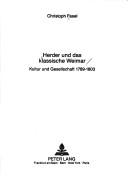 Herder und das klassische Weimar
