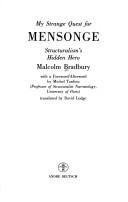 My strange quest for Mensonge
