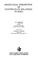 Socio-legal perspective of centre-state relations in India