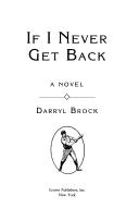 If I Never Get Back