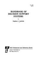 Handbook of decision support systems