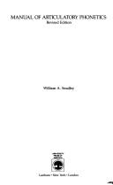 Manual of articulatory phonetics