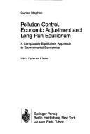 Pollution control, economic adjustment, and long-run equilibrium