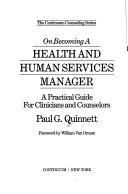 On becoming a health and human services manager