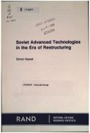Soviet advanced technologies in the era of restructuring