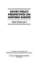 Soviet policy perspectives on western Europe