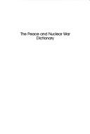 The peace and nuclear war dictionary