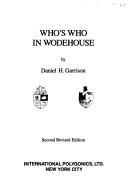 Daniel Garrison's who's who in Wodehouse