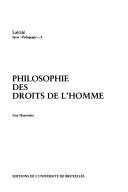 Philosophie des droits de l'homme