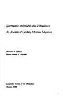 Normative discourse and persuasion