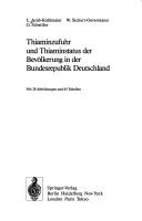 Thiaminzufuhr und Thiaminstatus der Bevölkerung in der Bundesrepublik Deutschland