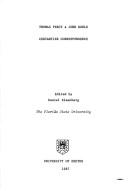 Thomas Percy & John Bowle Cervantine correspondence