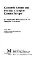 Economic reform and political change in Eastern Europe