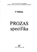 Prozas specifika