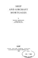 Ship and aircraft mortgages