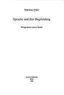Sprache und ihre Begründung