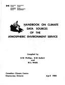 Handbook on climate data sources of the Atmospheric Environment Service