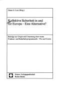 Kollektive Sicherheit in und für Europa