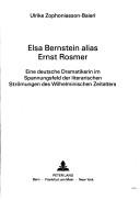 Elsa Bernstein alias Ernst Rosmer