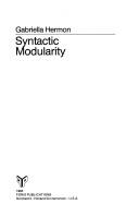 Syntactic modularity