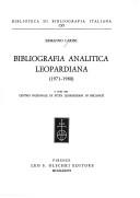 Bibliografia analitica leopardiana (1971-1980)