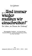 "-- und immer wieder mussten wir einschreiten!"