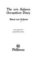 The von Aufsess Occupation diary